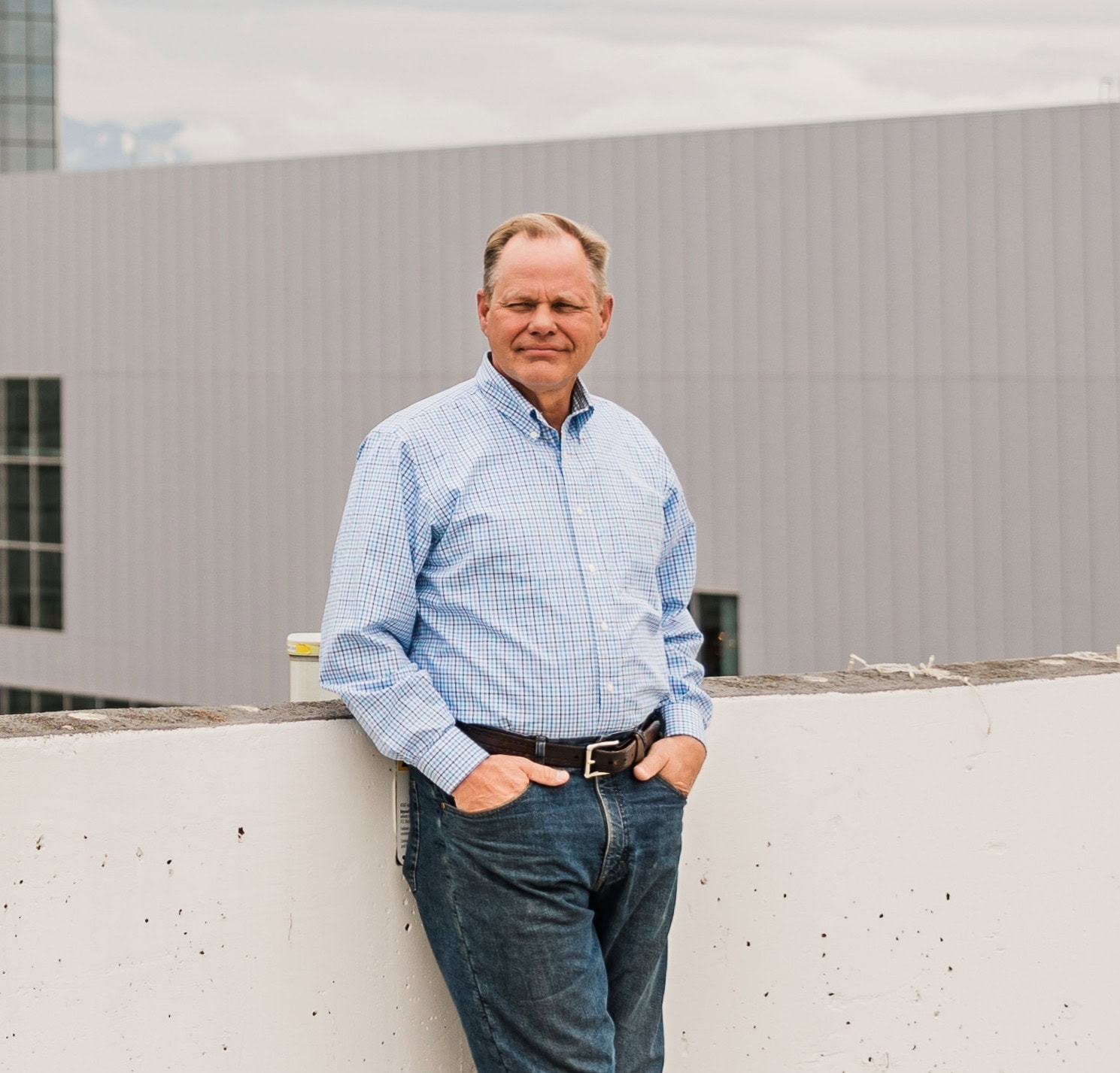 Dave overlooking Anchorage